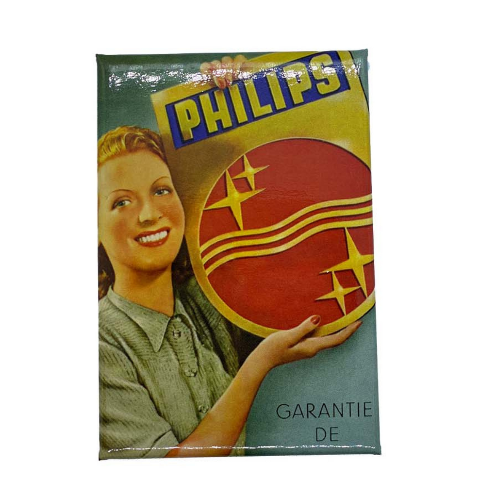 Magneet Philips met dame
